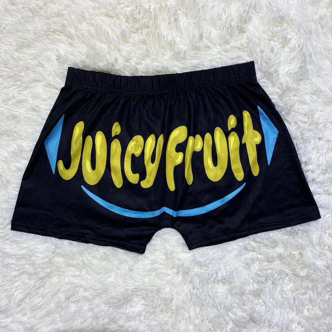 Sexy High Waisted Booty Shorts Women Plus Size Cycling Leggings Summer  Fitness Clothing Female Juicy Fruit Shorts Wholesale